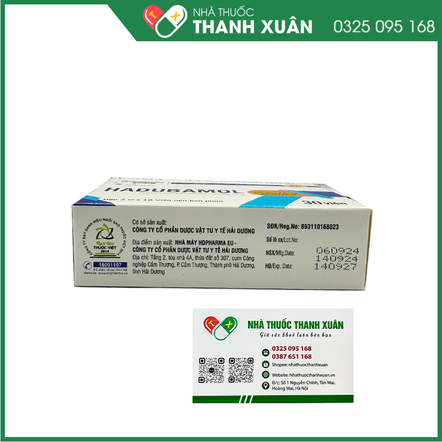 Hadubamol 750 điều trị triệu chứng giảm đau bằng cách giảm trương lực các cơ đang bị đau, đặc biệt là đau thắt lưng